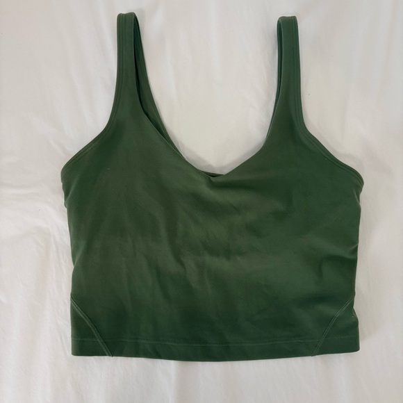 lululemon athletica Tops - Lululemon | Align Tank Top | Sz 4 A/B Cup | Green Twill | EUC